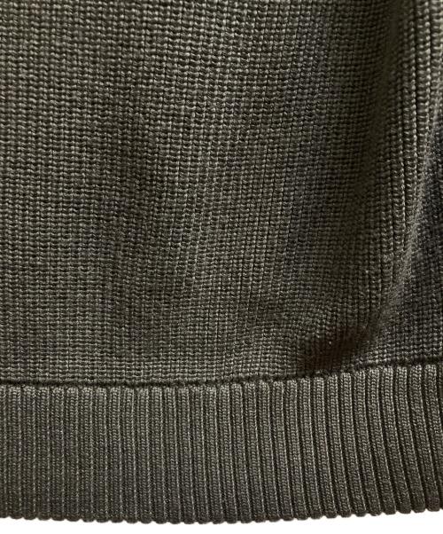 MONCLER（モンクレール）MONCLER (モンクレール) ニット切替ダウンジャケット カーキ サイズ:Mの古着・服飾アイテム