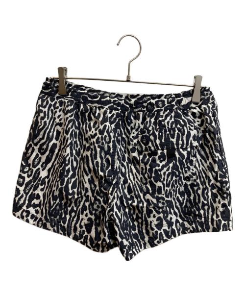 BURBERRY（バーバリー）BURBERRY (バーバリー) ラバーロゴスイムパンツ ホワイト×ブラック サイズ:Mの古着・服飾アイテム