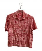 SUPREMEシュプリーム）の古着「Tray Jacquard S/S Shirt」｜レッド