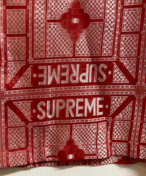 SUPREME（シュプリーム）Supreme (シュプリーム) Tray Jacquard S/S Shirt レッド サイズ:Sの古着・服飾アイテム