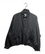 SATURセター）の古着「ナイロンジャケット」｜ブラック