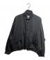SATUR（セター）の古着「ナイロンジャケット」｜ブラック