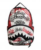 SPRAYGROUNDスプレーグランド）の古着「リュック」｜レッド×ブラック