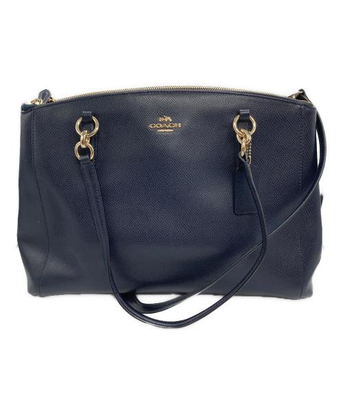 COACH（コーチ）COACH (コーチ) 2WAYバッグ ネイビーの古着・服飾アイテム