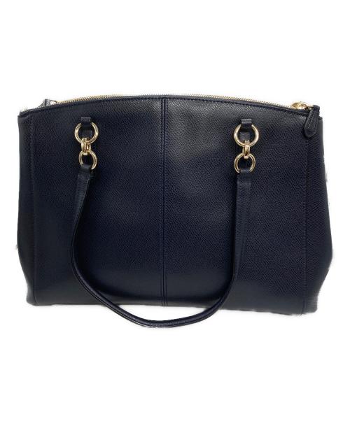 COACH（コーチ）COACH (コーチ) 2WAYバッグ ネイビーの古着・服飾アイテム