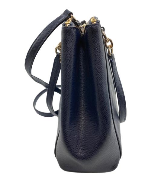 COACH（コーチ）COACH (コーチ) 2WAYバッグ ネイビーの古着・服飾アイテム