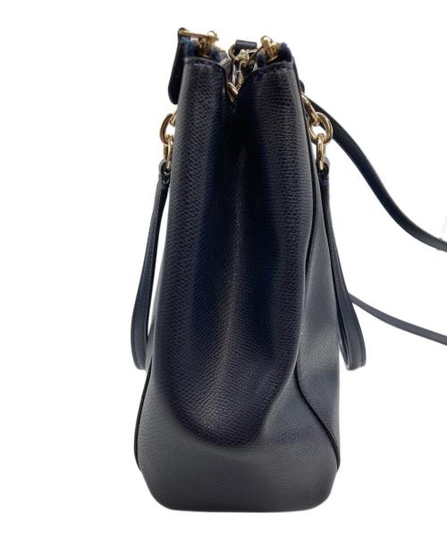 COACH（コーチ）COACH (コーチ) 2WAYバッグ ネイビーの古着・服飾アイテム