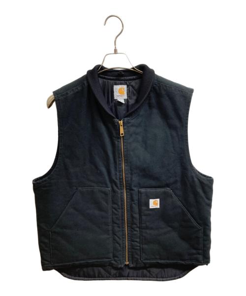 CarHartt（カーハート）CarHartt (カーハート) ダックベスト ブラック サイズ:Lの古着・服飾アイテム