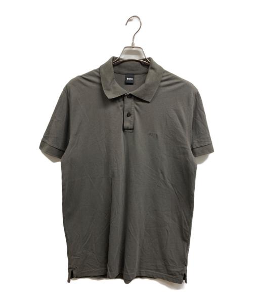 BOSS（ボス）BOSS (ボス) ポロシャツ グレー サイズ:XLの古着・服飾アイテム