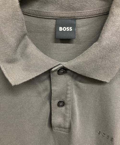 BOSS（ボス）BOSS (ボス) ポロシャツ グレー サイズ:XLの古着・服飾アイテム