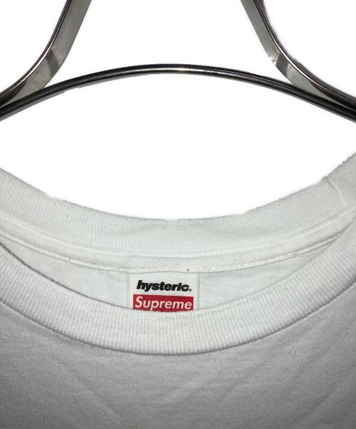 SUPREME（シュプリーム）Supreme (シュプリーム) Hysteric Glamour (ヒステリックグラマー) Pin Up Tee ホワイト サイズ:Lの古着・服飾アイテム