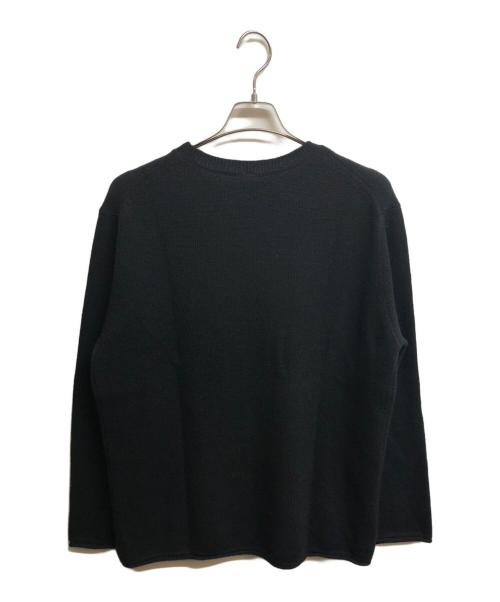 MUJI LABO（ムジラボ）MUJI Labo (ムジラボ) 自然の色を生かして染色したカシミヤクルーネックセーター ブラック サイズ:XLの古着・服飾アイテム