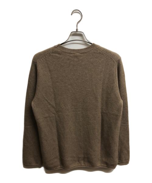 MUJI LABO（ムジラボ）MUJI Labo (ムジラボ) 自然の色を生かして染色したカシミヤクルーネックセーター モカブラウン サイズ:Mの古着・服飾アイテム