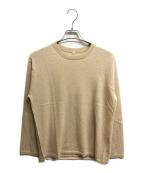 MUJI LABOムジラボ）の古着「自然のまんまの色カシミヤクルーネックセーター」｜ベージュ