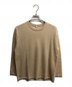 MUJI LABOムジラボ）の古着「自然のまんまの色カシミヤクルーネックセーター」｜ベージュ