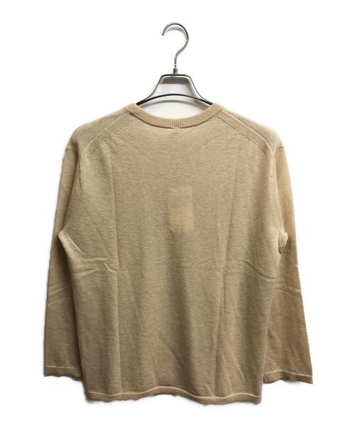 MUJI LABO（ムジラボ）MUJI LABO (ムジラボ) 自然のまんまの色カシミヤクルーネックセーター ベージュ サイズ:Lの古着・服飾アイテム