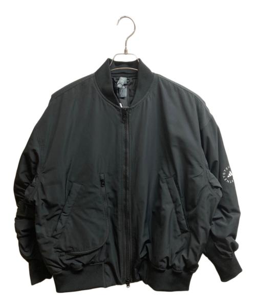 adidas by stella McCartney（アディダス バイ ステラマッカートニー）adidas by stella McCartney (アディダス バイ ステラマッカートニー) True Nature ウーブン ボンバージャケット ブラック サイズ:L 未使用品の古着・服飾アイテム