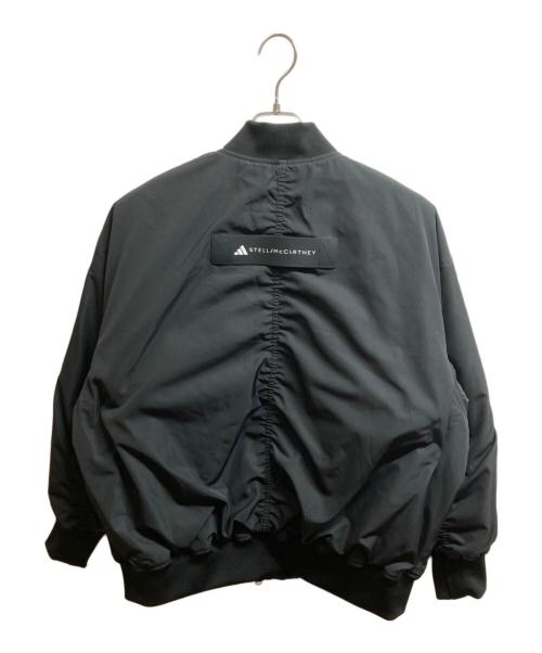 adidas by stella McCartney（アディダス バイ ステラマッカートニー）adidas by stella McCartney (アディダス バイ ステラマッカートニー) True Nature ウーブン ボンバージャケット ブラック サイズ:L 未使用品の古着・服飾アイテム