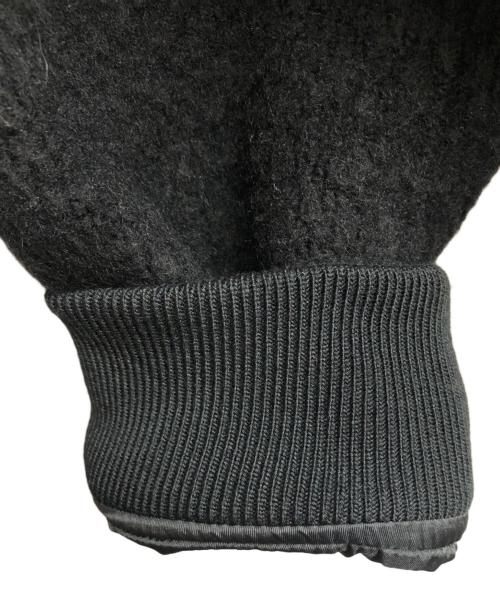 MUJI LABO（ムジラボ）MUJI Labo (ムジラボ) ウール混ナッピングショートブルゾン ブラック サイズ:Mの古着・服飾アイテム