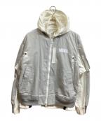 NIKE×sacaiナイキ×サカイ）の古着「LAYERED JKT」｜ホワイト