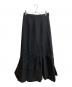 ENFOLD（エンフォルド）の古着「アシメフレアスカート」｜ブラック