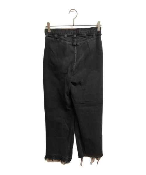 MAISON EUREKA（メゾンエウレカ）MAISON EUREKA (メゾンエウレカ) VINTAGE REWORK BIGGY PANTS ブラック サイズ:Sの古着・服飾アイテム