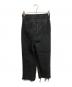 MAISON EUREKA (メゾンエウレカ) VINTAGE REWORK BIGGY PANTS ブラック サイズ:S：8000円