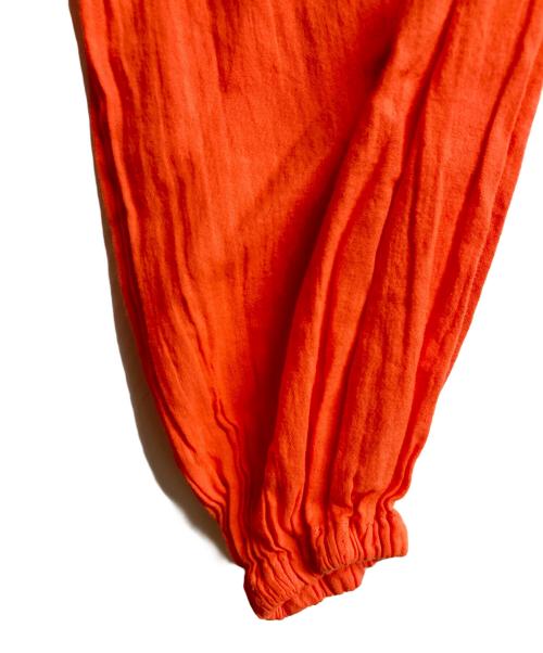 BEARDSLEY（ビアズリー）BEARDSLEY (ビアズリー) シフォンデニムギャザーワンピース オレンジ 未使用品の古着・服飾アイテム