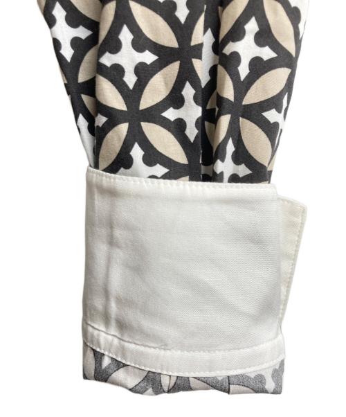 DRESSTERIOR（ドレステリア）DRESSTERIOR (ドレステリア) 【洗える】オーバーラップサークルプリントワンピース ベージュ サイズ:38の古着・服飾アイテム