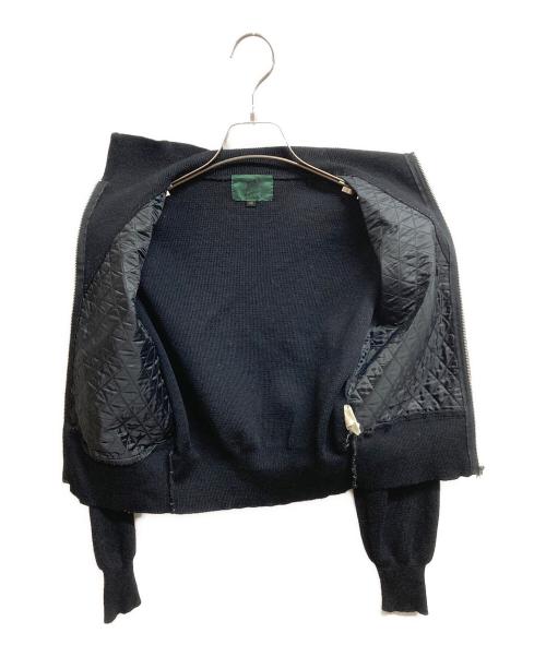 JUNIOR GAULTIER（ジュニアゴルチエ）JUNIOR GAULTIER (ジュニアゴルチエ) 切替キルティングジャケット ブラック サイズ:40の古着・服飾アイテム