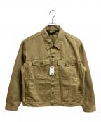 BLUCO WORK GARMENTブルコ ワーク ガーメント）の古着「トラッカージャケット」｜ベージュ
