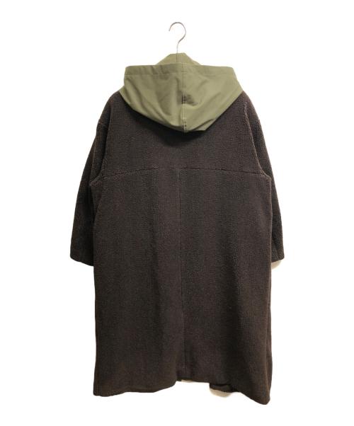 CLANE（クラネ）CLANE (クラネ) MILITARY LAYER BOA COAT グリーン×ブラウン サイズ:2の古着・服飾アイテム