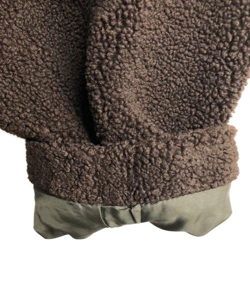 CLANE（クラネ）CLANE (クラネ) MILITARY LAYER BOA COAT グリーン×ブラウン サイズ:2の古着・服飾アイテム