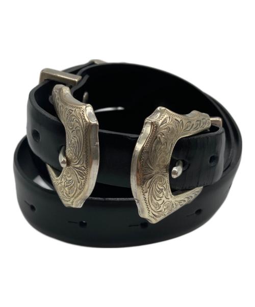 TOGA PULLA（トーガ プルラ）TOGA PULLA (トーガ プルラ) ダブル バックル ベルト ブラックの古着・服飾アイテム