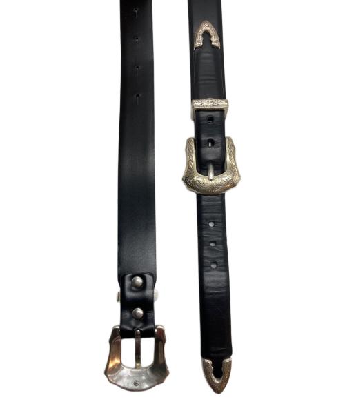 TOGA PULLA（トーガ プルラ）TOGA PULLA (トーガ プルラ) ダブル バックル ベルト ブラックの古着・服飾アイテム