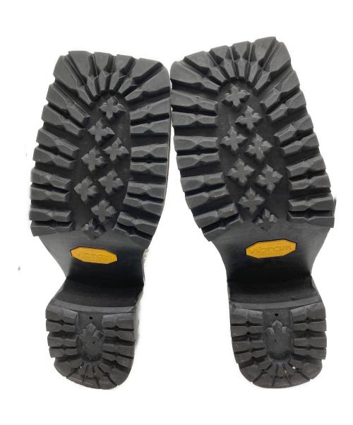 JOHN LAWRENCE SULLIVAN（ジョン ローレンス サリバン）JOHN LAWRENCE SULLIVAN (ジョン ローレンス サリバン) スクエアトゥサイドジップヒールブーツ ホワイト サイズ:8の古着・服飾アイテム