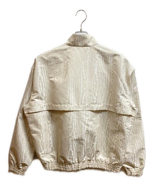JOHN LAWRENCE SULLIVAN（ジョン ローレンス サリバン）JOHN LAWRENCE SULLIVAN (ジョン ローレンス サリバン) Moire jacquard track jacket ホワイト サイズ:48の古着・服飾アイテム