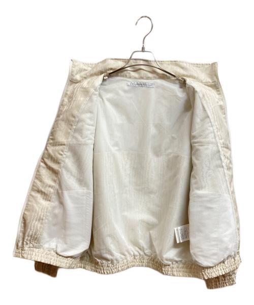 JOHN LAWRENCE SULLIVAN（ジョン ローレンス サリバン）JOHN LAWRENCE SULLIVAN (ジョン ローレンス サリバン) Moire jacquard track jacket ホワイト サイズ:48の古着・服飾アイテム