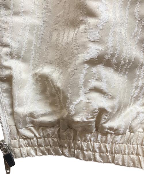 JOHN LAWRENCE SULLIVAN（ジョン ローレンス サリバン）JOHN LAWRENCE SULLIVAN (ジョン ローレンス サリバン) Moire jacquard track jacket ホワイト サイズ:48の古着・服飾アイテム