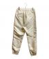 JOHN LAWRENCE SULLIVAN (ジョン ローレンス サリバン) Moire jacquard track pants ホワイト サイズ:46：12000円