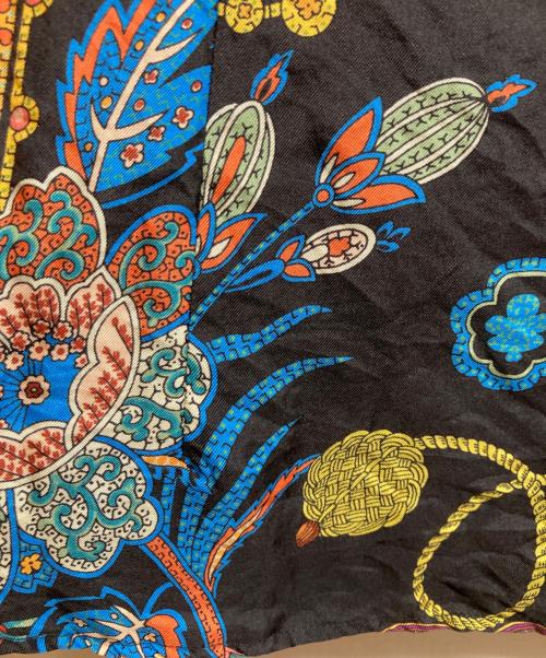 ETRO（エトロ）ETRO (エトロ) 総柄シルクシャツ ブラック サイズ:40の古着・服飾アイテム