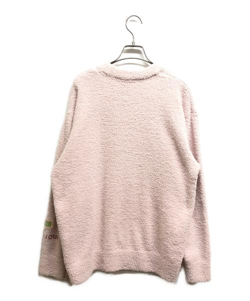 gelato pique（ジェラートピケ）gelato pique (ジェラートピケ) モチーフジャガードプルオーバー ピンク サイズ:Freeの古着・服飾アイテム