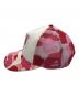 A BATHING APE (ア ベイシング エイプ) Abc Camo Nyc Logo Mesh Cap ピンク サイズ:Free：8000円