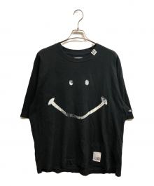 Maison MIHARA YASUHIRO（メゾン ミハラ ヤスヒロ）の古着「SMILY FACE PRINTED TEE」｜ブラック