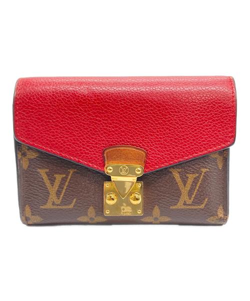 LOUIS VUITTON（ルイ ヴィトン）LOUIS VUITTON (ルイ ヴィトン) ポルトフォイユパラスコンパクト レッドの古着・服飾アイテム