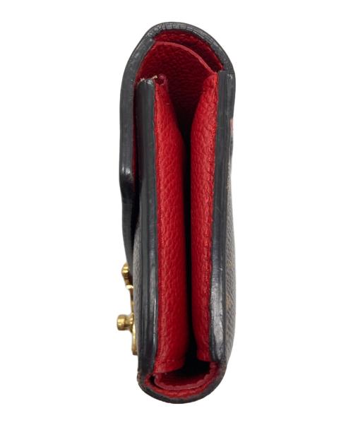 LOUIS VUITTON（ルイ ヴィトン）LOUIS VUITTON (ルイ ヴィトン) ポルトフォイユパラスコンパクト レッドの古着・服飾アイテム