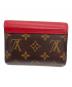 LOUIS VUITTON (ルイ ヴィトン) ポルトフォイユパラスコンパクト レッド：18000円