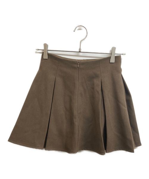 darich（ダーリッチ）Darich (ダーリッチ) ハイウエストボックスミニスカート ブラウン サイズ:Mの古着・服飾アイテム