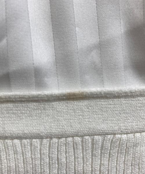 Snidel（スナイデル）Snidel (スナイデル) Sustainableスカーフブラウスドッキングプルオーバー ホワイト サイズ:1 未使用品の古着・服飾アイテム