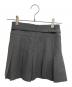 darich (ダーリッチ) セミワイドプリーツテーラードミニスカート グレー サイズ:M 未使用品：8000円